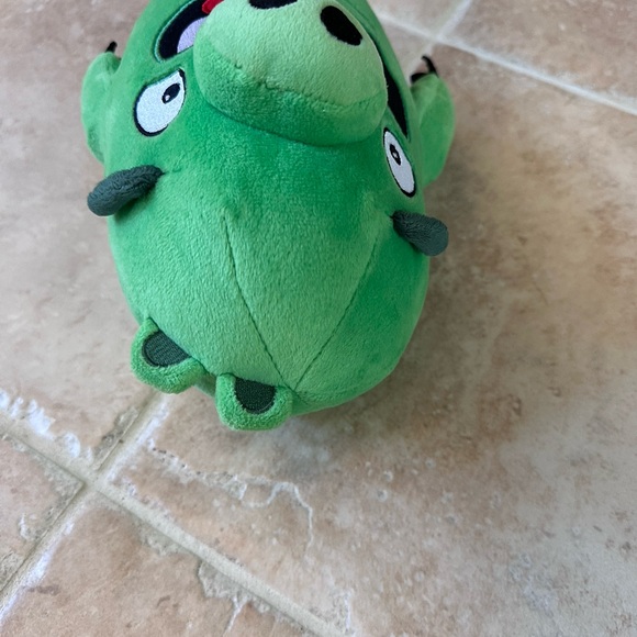Rare Angry Birds 2016 Commonwealth Green Pig 12" Plush Rovio Stuffed Animal Toy - Picture 5 of 6